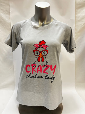 Crazy Chicken Lady - Ladies Tri-Blend T-Shirt