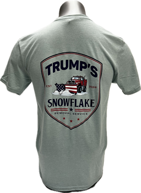 Trump's Snowflake Removal Service - Adult - Tri-Blend T-Shirt