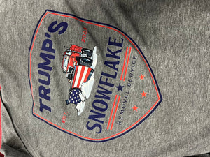 Trump snowflake removal service - Raglan Sleeve - Tri-Blend T-shirt