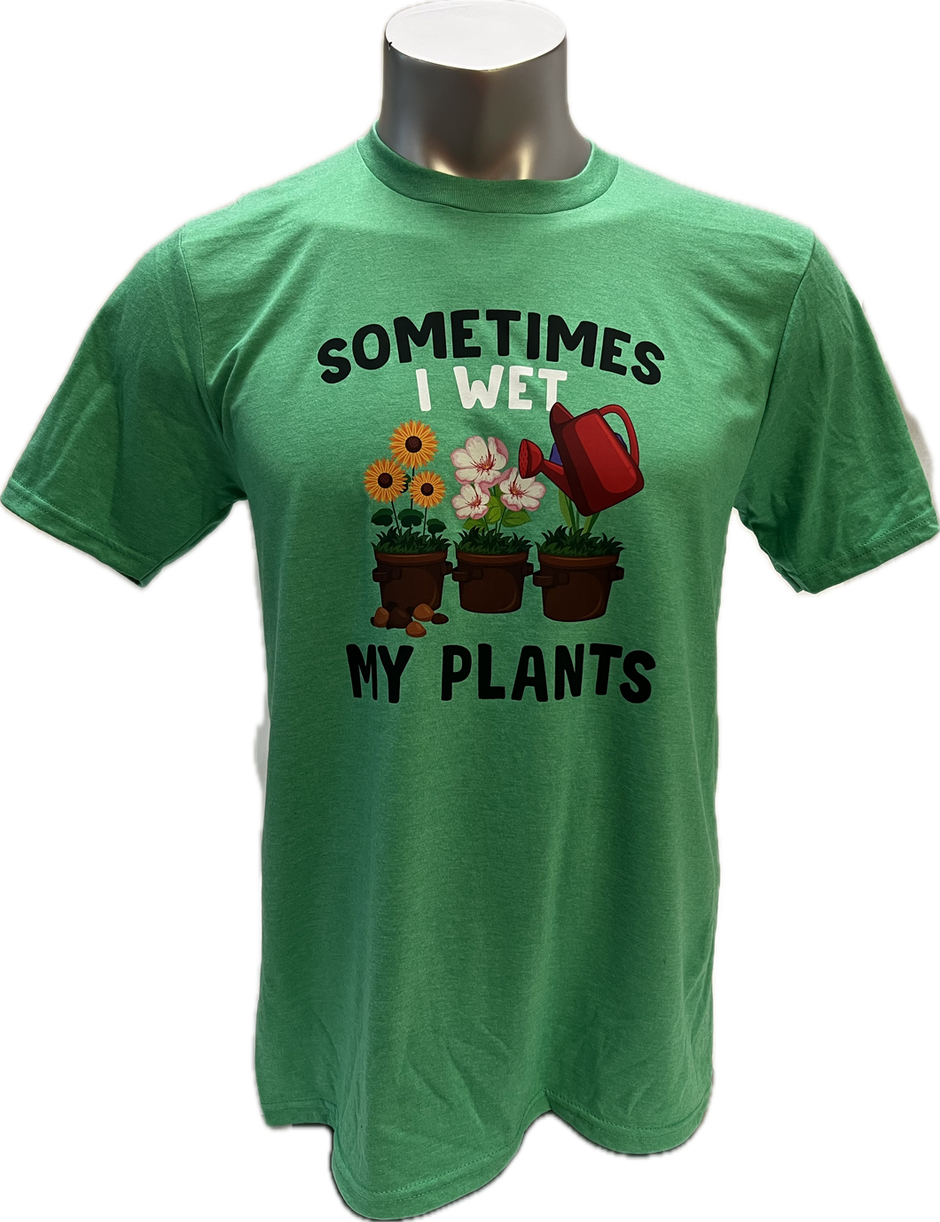 Sometimes I Wet My Plants - Adult - Tri-blend T-Shirt