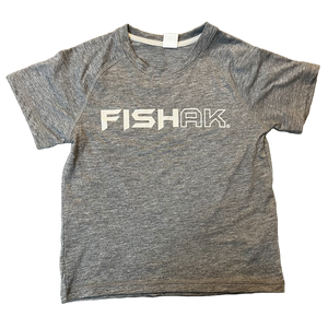 Fish AK - Species Series - King Salmon - Youth Tri-Blend T-Shirt