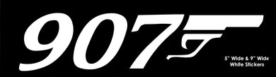 907 Gun - Sticker