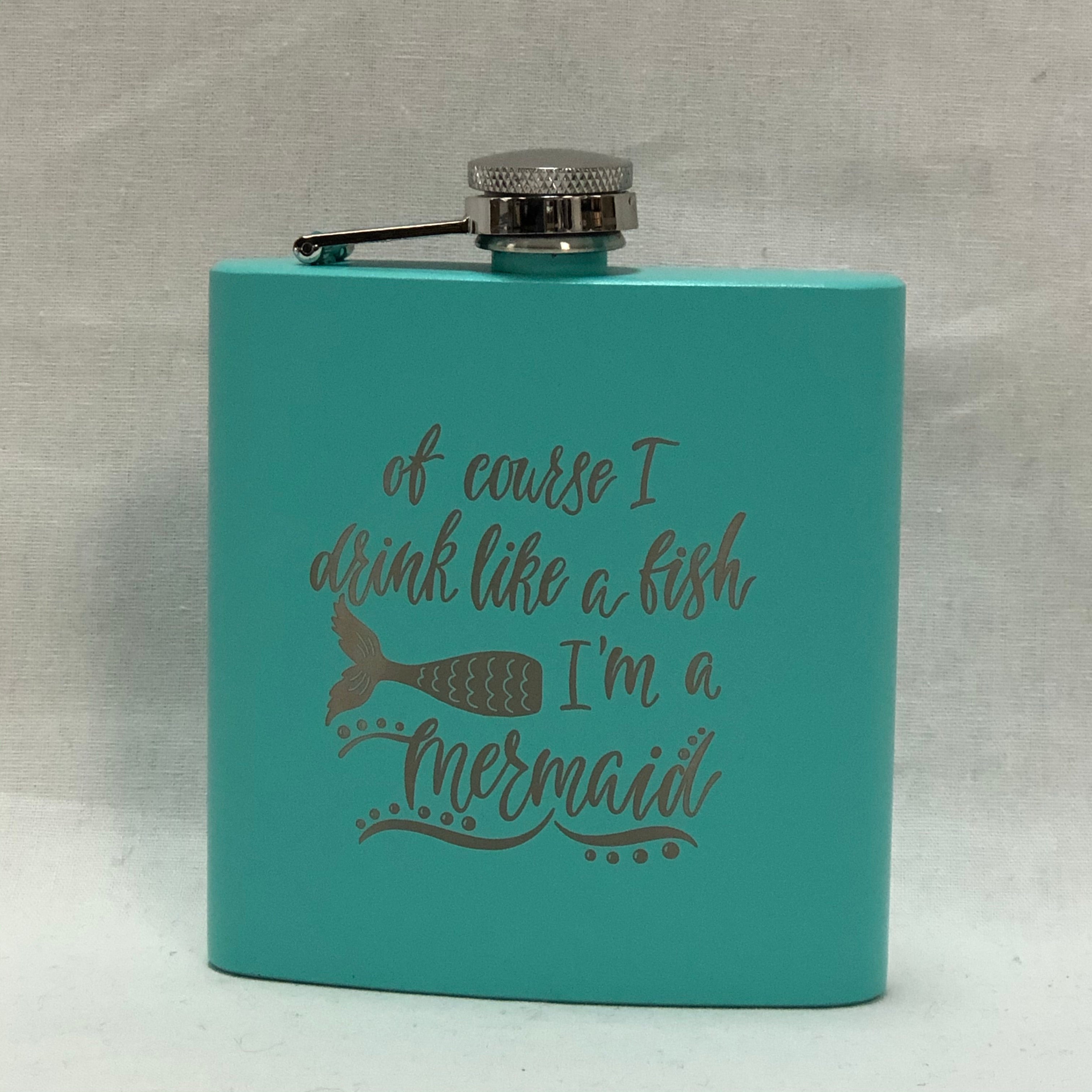 Drink Like a Fish - 6oz Stainless Flask – Alaska Spiritwear, LLC