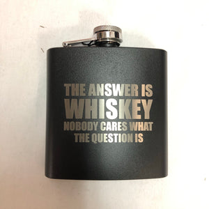 6 oz Stainless Steel Flask - Whisk