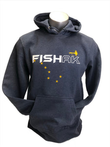 FISH AK - Performance Hoodie - Adult – Alaska Spiritwear, LLC - FishAK