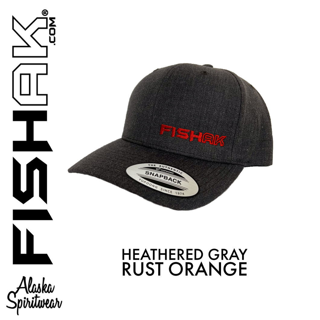 FISH AK - Curve Bill Snapback Hat